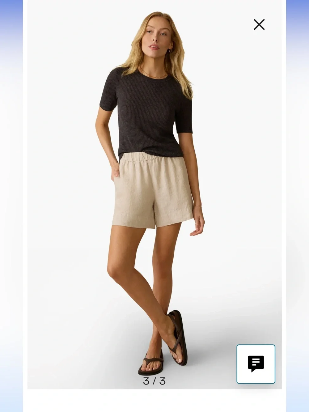 Faherty Laguna Bayview linen shorts - Picture 6 of 6